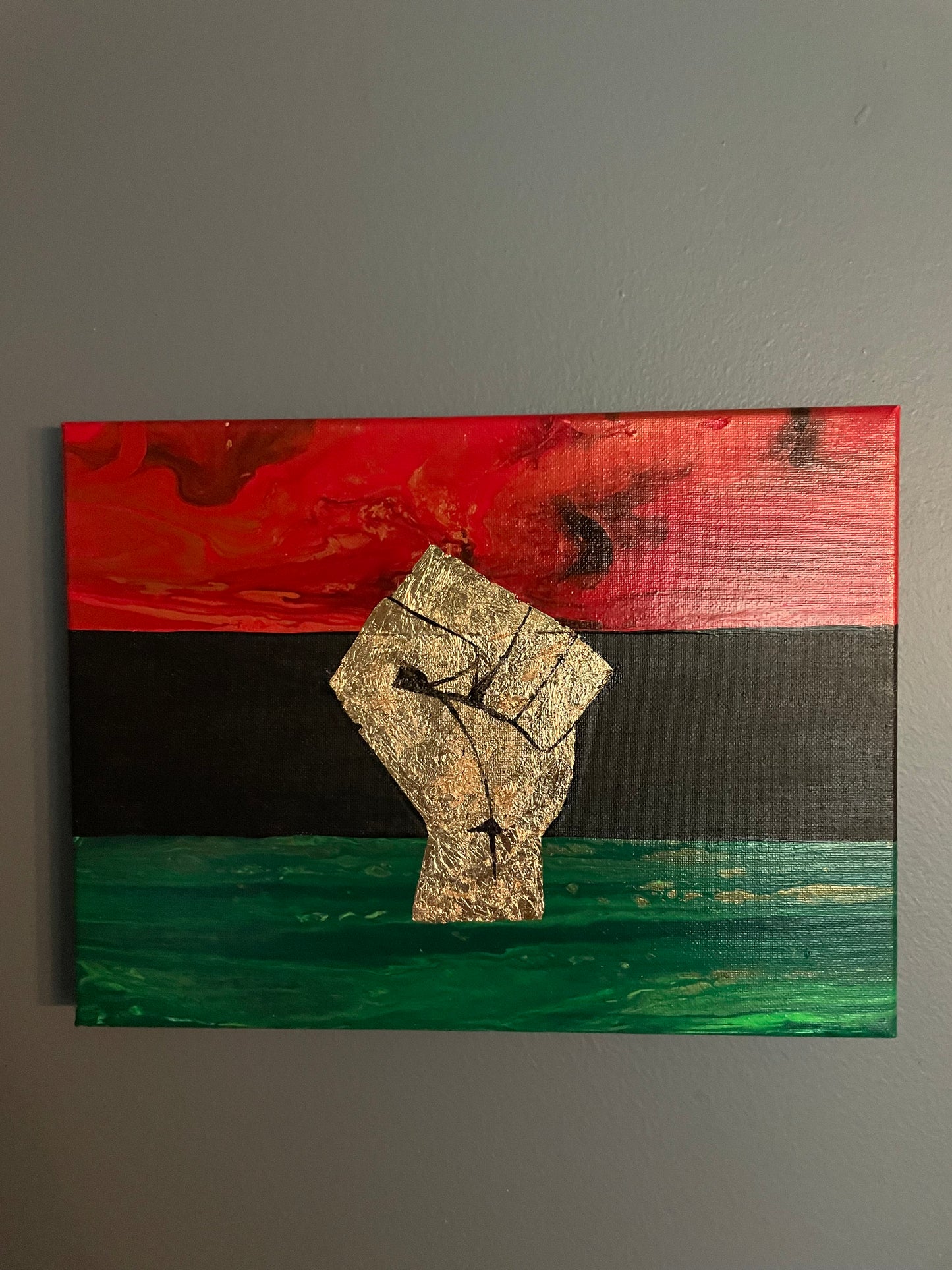 Pan-African/Soulaan Flag Painting