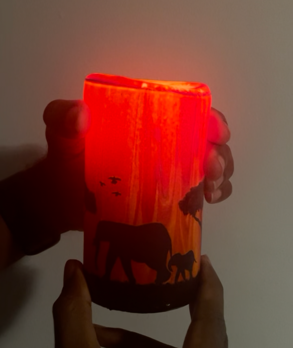 Silhouette Scene Candle