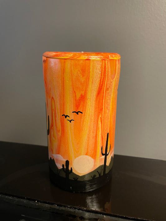 Silhouette Scene Candle