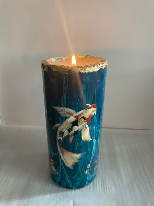 Koi Fish Candle