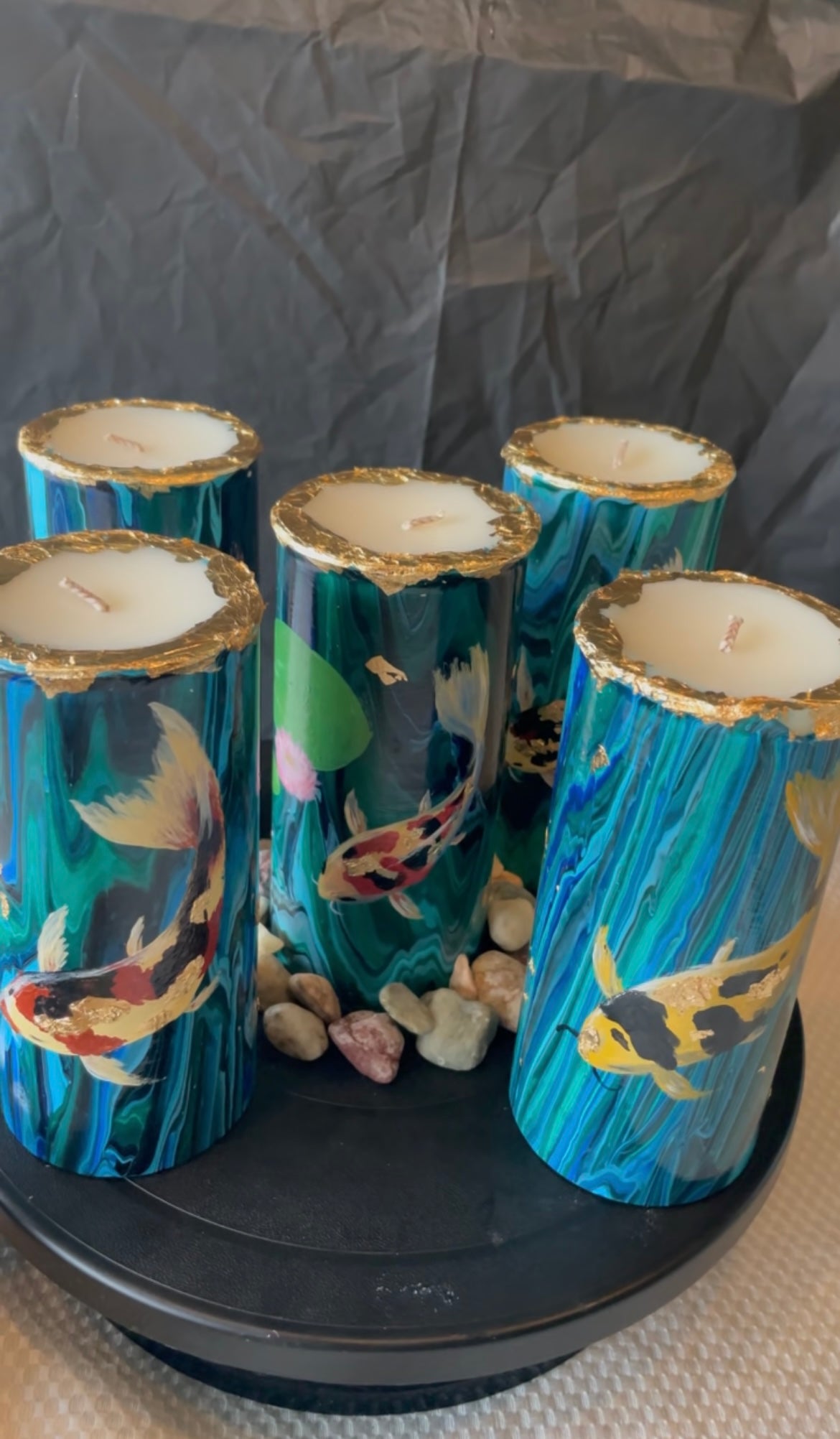 Koi Fish Candle