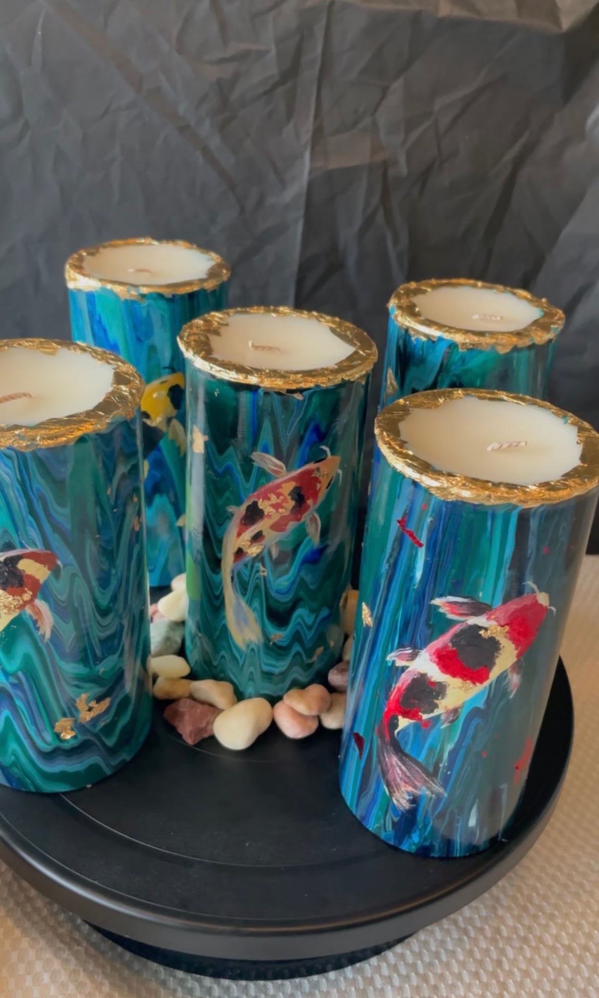 Koi Fish Candle