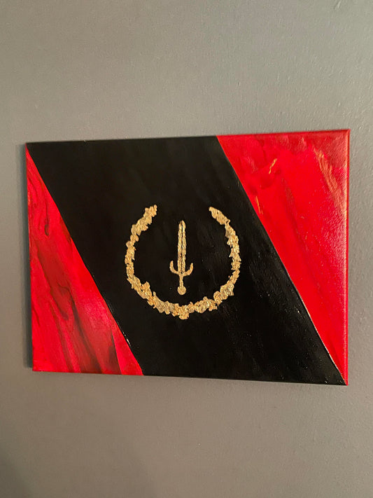 Pan-African/Soulaan Flag Painting